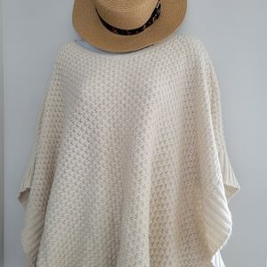 Elegant Cream Poncho